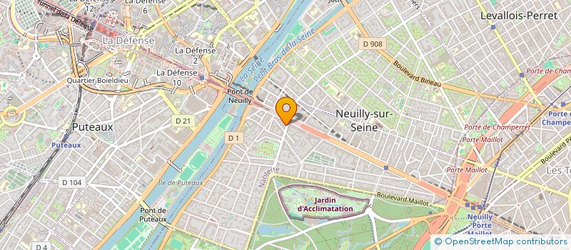 localisation de l'entreprise AFM PRIMEURS à NEUILLY-SUR-SEINE