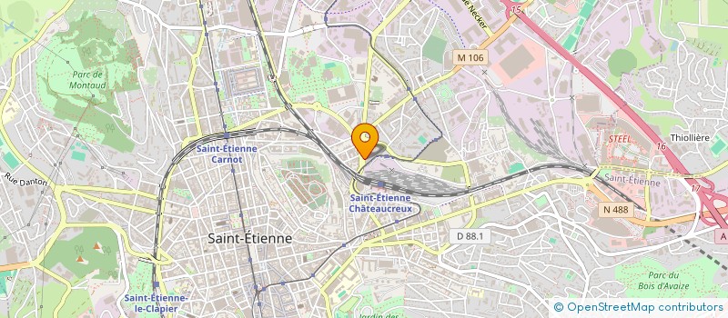 localisation de l'entreprise AFM VIDEO à SAINT-ETIENNE