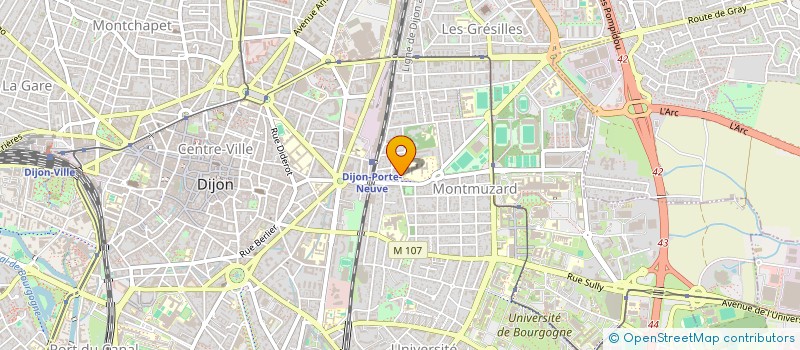 localisation de l'entreprise AFMIP à DIJON