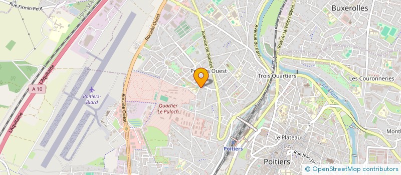 localisation de l'entreprise AFMJ  POITIERS