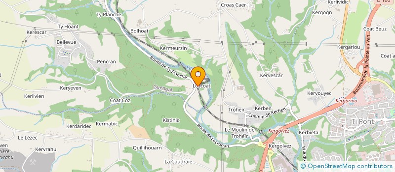 localisation de l'entreprise AFMO  GUENGAT