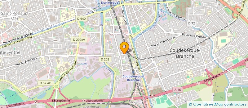 localisation de l'entreprise AFMVH  COUDEKERQUE-BRANCHE