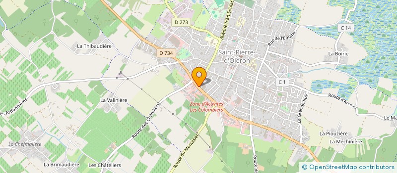 localisation de l'entreprise AFNA  SAINT-PIERRE-D'OLERON