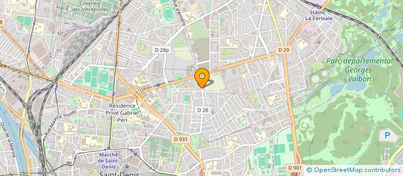 localisation de l'entreprise AFNANE à SAINT-DENIS