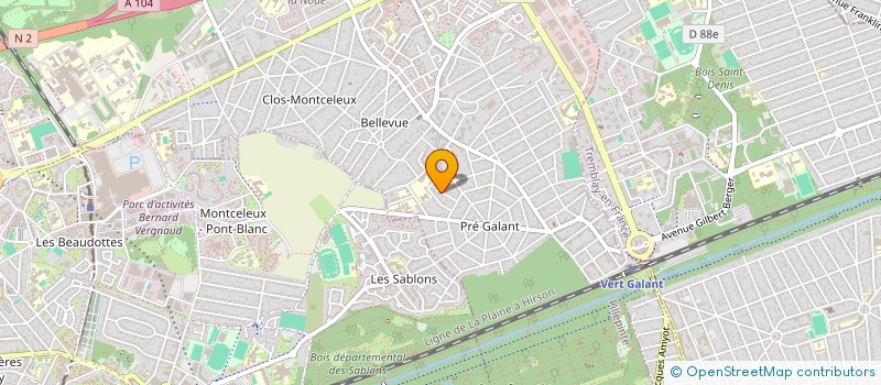 localisation de l'entreprise AFNANE à VILLEPINTE