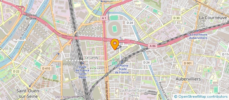 localisation de l'entreprise AFNOR COMPETENCES à SAINT-DENIS