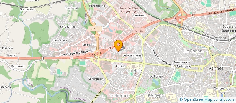 localisation de l'entreprise AFNY DE LA RIA  PLOUHINEC