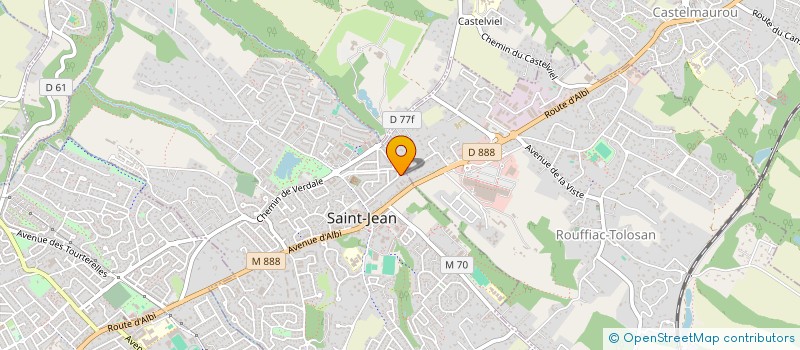 localisation de l'entreprise AFO  SAINT-JEAN