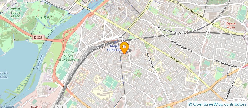 localisation de l'entreprise AFOCOME à ANGERS