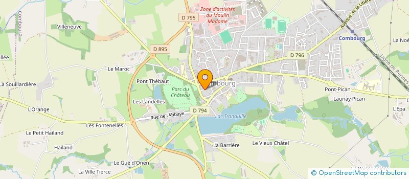 localisation de l'entreprise AFOELYX  COMBOURG