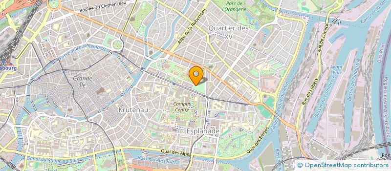localisation de l'entreprise AFOEV  STRASBOURG