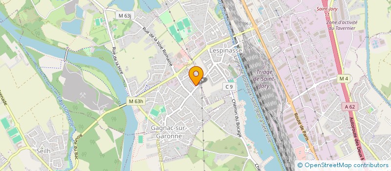 localisation de l'entreprise AFOLA  GAGNAC-SUR-GARONNE