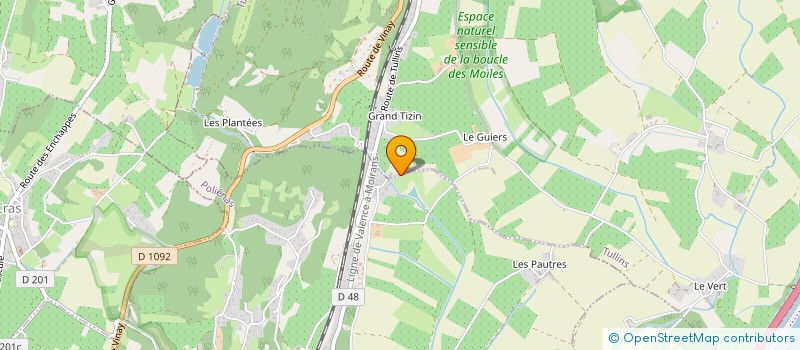 localisation de l'entreprise AFOLY  TULLINS