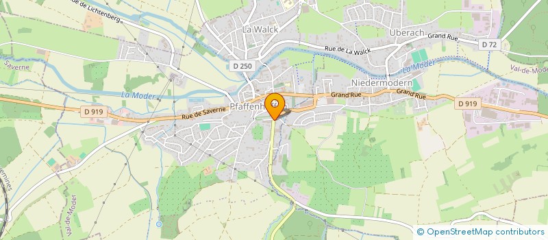 localisation de l'entreprise AFOM ALSACE FORMATION MANUTENTION  VAL-DE-MODER