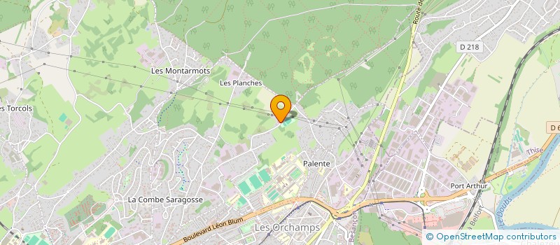 localisation de l'entreprise AFON  BESANCON