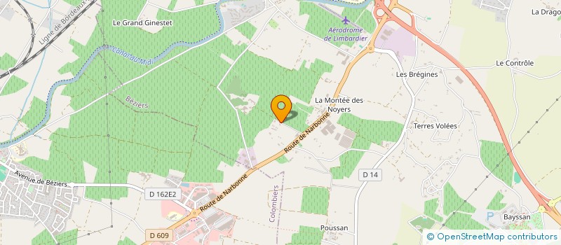 localisation de l'entreprise AFONDEPIZ  BEZIERS
