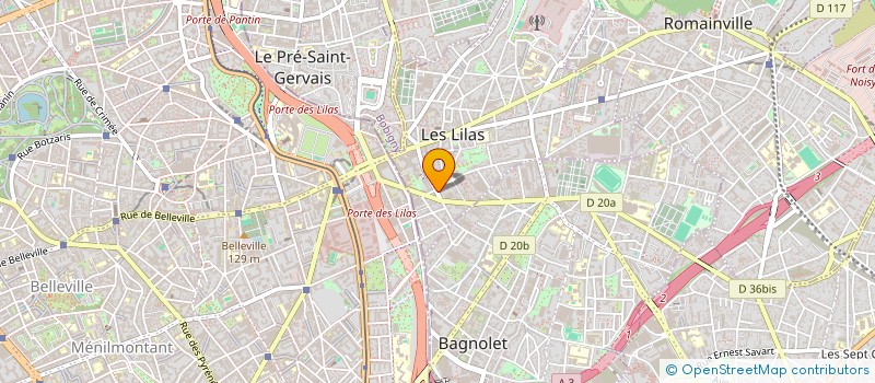 localisation de l'entreprise AFONSO & CO à LES LILAS