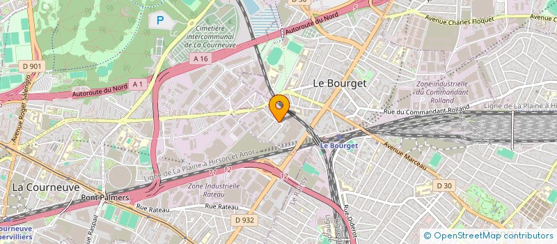localisation de l'entreprise AFONSO CRUZ à LE BOURGET