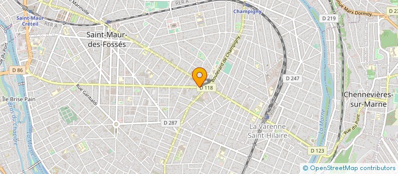 localisation de l'entreprise AFONSO PIRES à SAINT-MAUR-DES-FOSSES