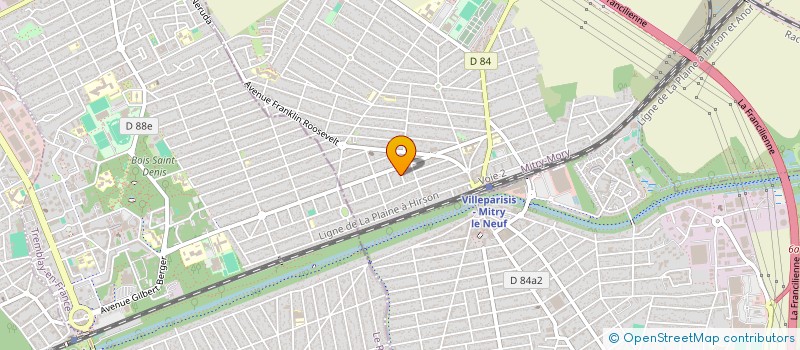 localisation de l'entreprise AFOR 77 FORMATION  MITRY-MORY