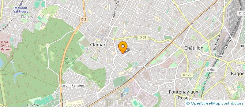 localisation de l'entreprise AFORCO à CLAMART