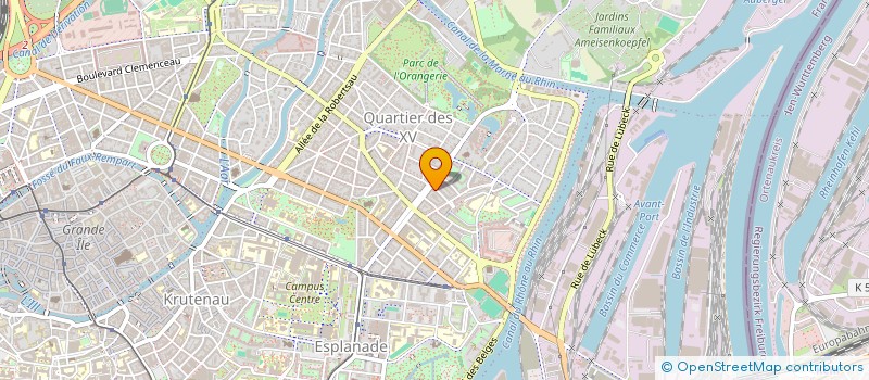 localisation de l'entreprise AFORD à STRASBOURG