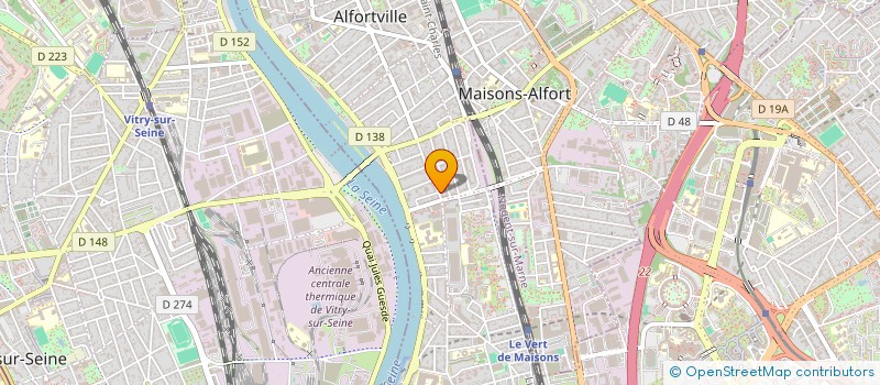 localisation de l'entreprise AFORMA à ALFORTVILLE