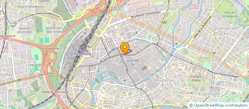 localisation de l'entreprise AFORMATIQUE à STRASBOURG