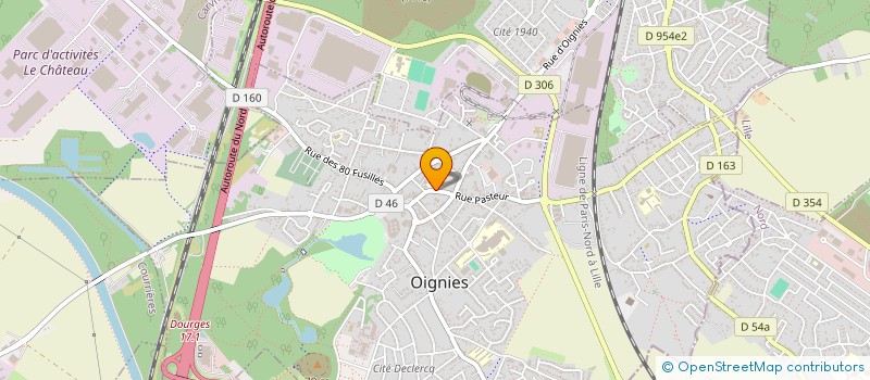 localisation de l'entreprise AFORMINES à OIGNIES