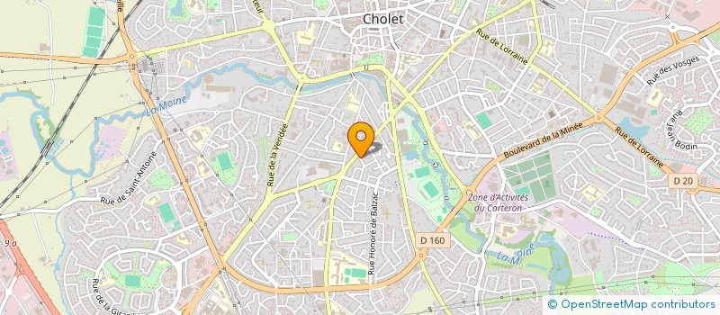 localisation de l'entreprise AFORPAQ  CHOLET