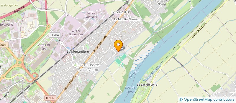 localisation de l'entreprise AFORTIORI à LA CHAUSSEE-SAINT-VICTOR