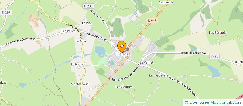 localisation de l'entreprise AFOS  CRESSANGES