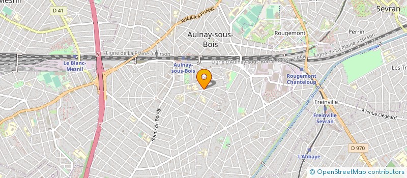 localisation de l'entreprise AFOULKI à AULNAY-SOUS-BOIS