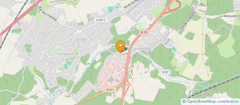 localisation de l'entreprise AFP  SAINT-BENOIT