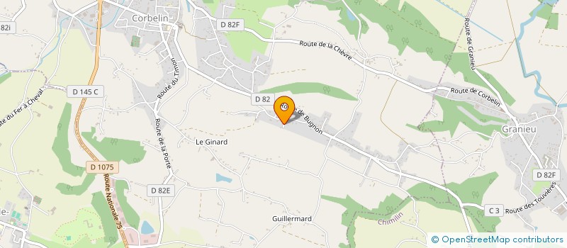 localisation de l'entreprise AFP  CORBELIN