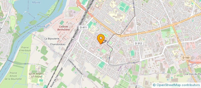 localisation de l'entreprise AFP  ANGERS