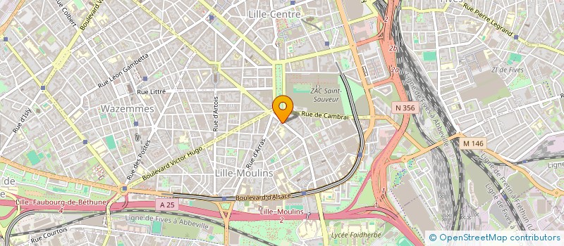 localisation de l'entreprise AFP à LILLE