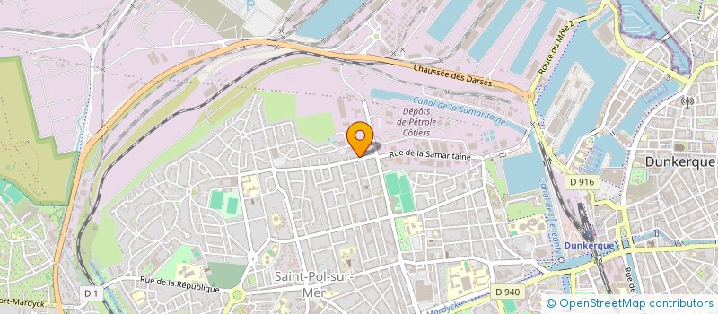 localisation de l'entreprise AFP  DUNKERQUE