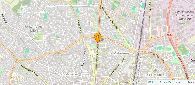 localisation de l'entreprise AFP DIJON à DIJON