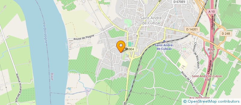 localisation de l'entreprise AFP IMMO  SAINT-ANDRE-DE-CUBZAC