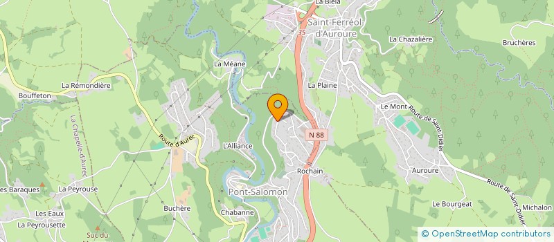 localisation de l'entreprise AFP IMMO  PONT-SALOMON