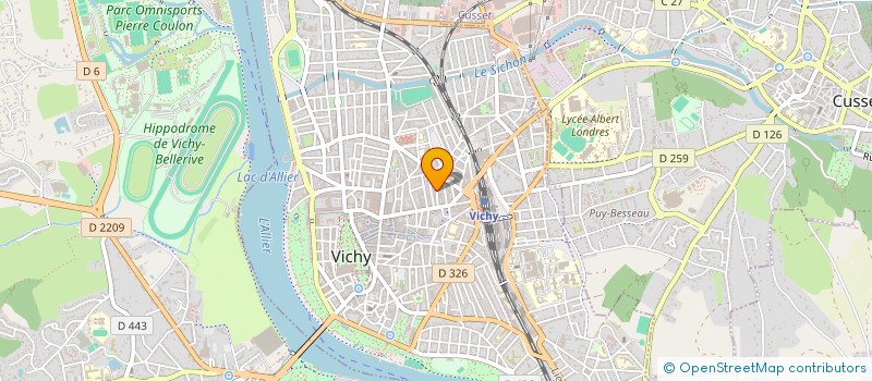 localisation de l'entreprise AFP LA PARENTHESE à VICHY