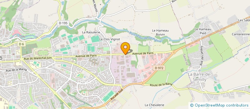 localisation de l'entreprise AFP LITERIE  SAINT-LO