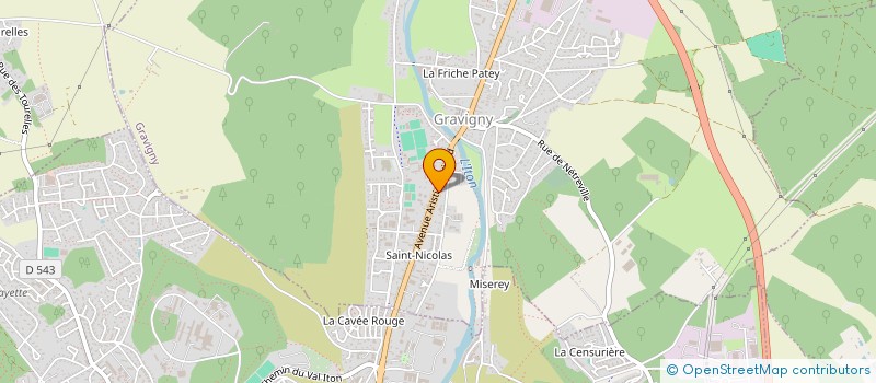 localisation de l'entreprise AFP SARL à GRAVIGNY