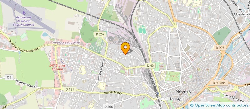 localisation de l'entreprise AFP UN COEUR POUR NEVERS à NEVERS