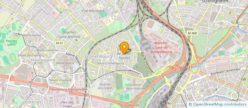 localisation de l'entreprise AFPAPE - ASSOCIATION POUR LA FORMATION PROFESSIONNELLE D'ADULTES EN PARTENARIAT D'ECOLES à STRASBOURG