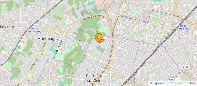 localisation de l'entreprise AFPC IDF à PIERREFITTE-SUR-SEINE