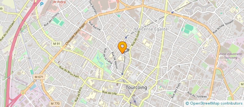 localisation de l'entreprise AFPCL AREP  TOURCOING