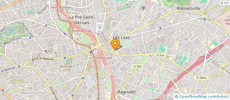 localisation de l'entreprise AFPE à LES LILAS