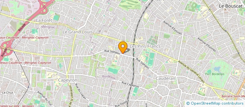 localisation de l'entreprise AFPI à BORDEAUX